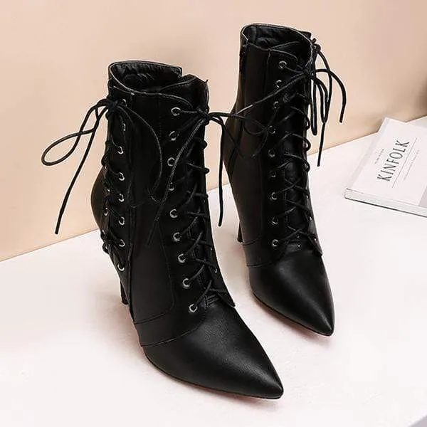 Bewitching Lace-Up Boots