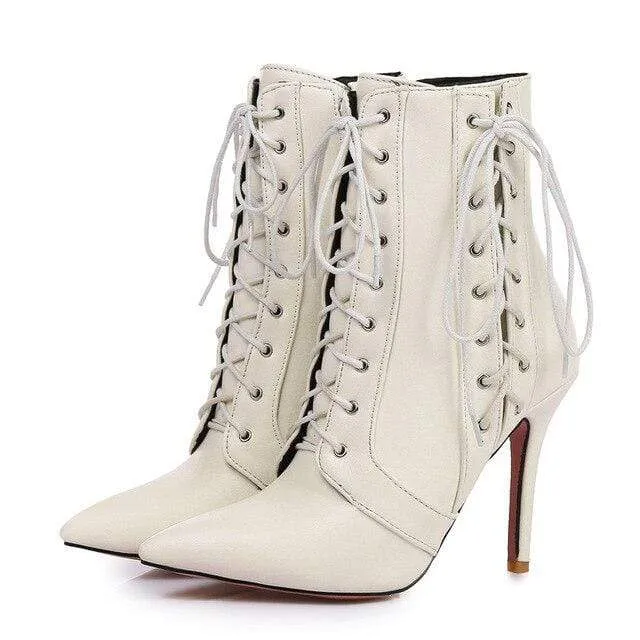 Bewitching Lace-Up Boots