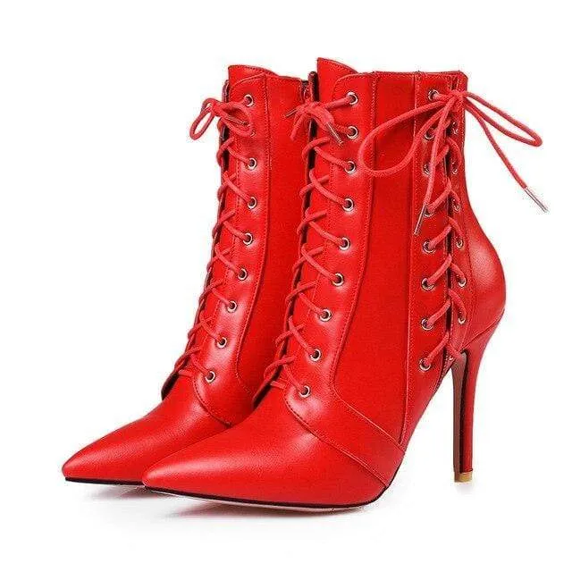 Bewitching Lace-Up Boots
