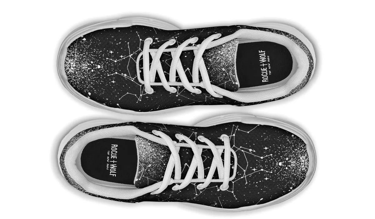 Constellation Chunky Sneakers - Light Breathable and Comfortable Sports Shoes with Platform Soles
