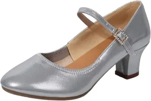 Dancing Fashion Ballroom Prom Shoes Dance Women Latin Women's sandals Women Sandals Size 6 Two Strap (8)