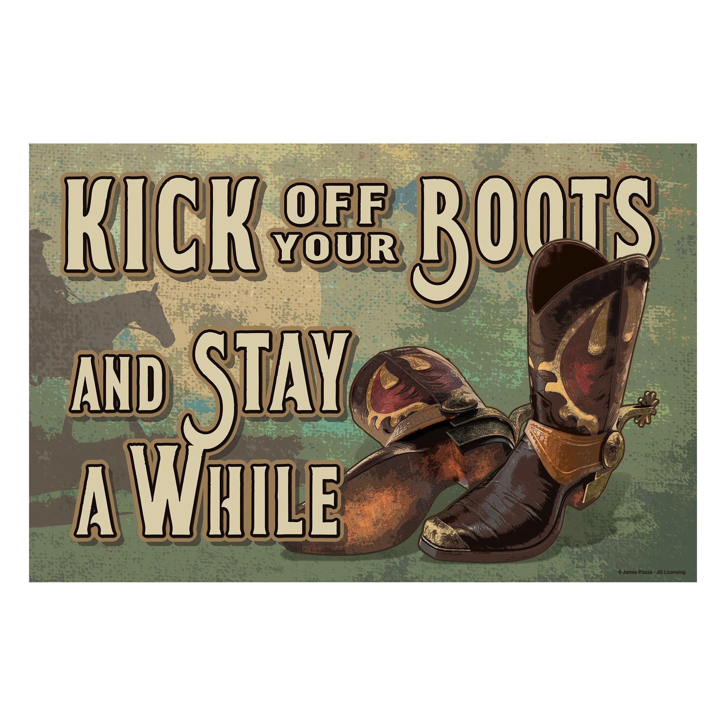 Door Mat Rubber 26in x 17in-Kick Off Boots