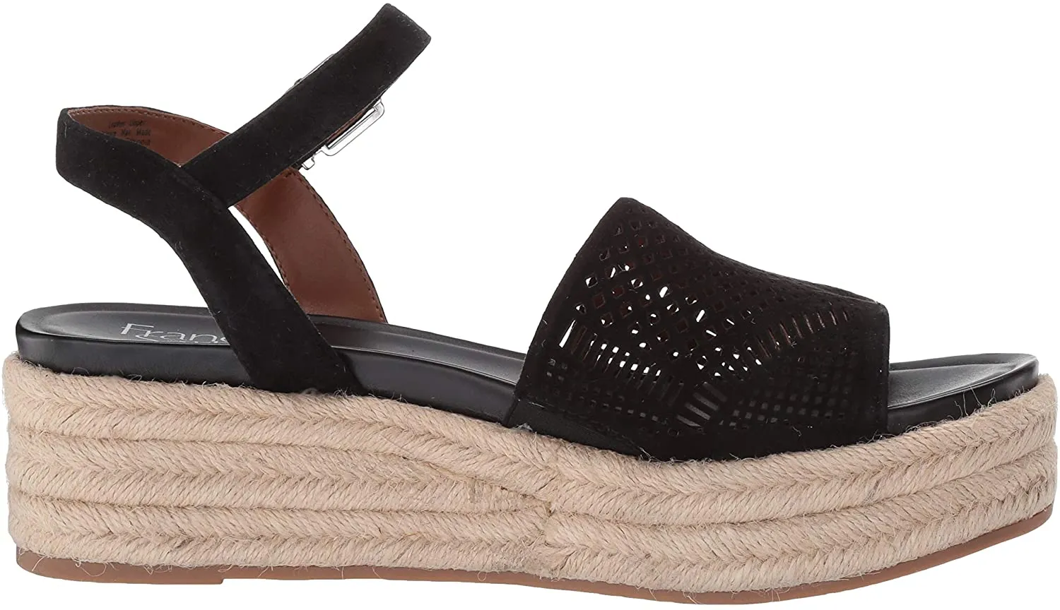 Franco Sarto Women's Tennia Espadrilles Sandals  Color Black Size 11M