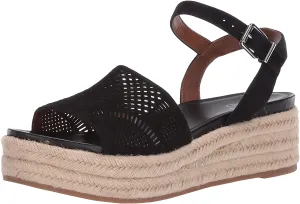 Franco Sarto Women's Tennia Espadrilles Sandals  Color Black Size 11M