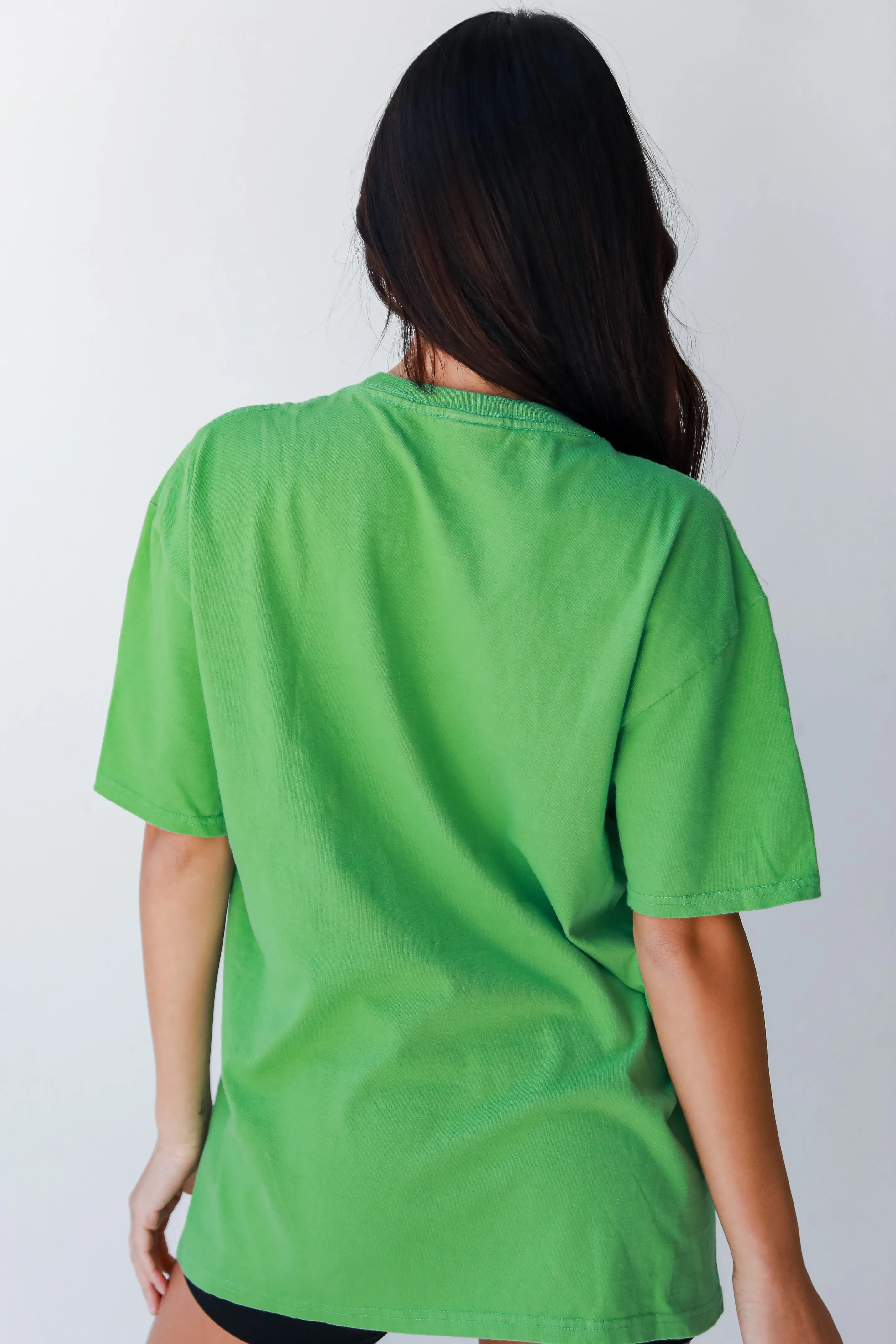 Green Buford Home Of The Wolves Block Letter Tee
