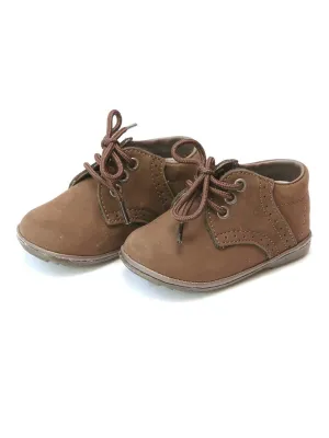 James Nubuck Brown Hi-Top Boot