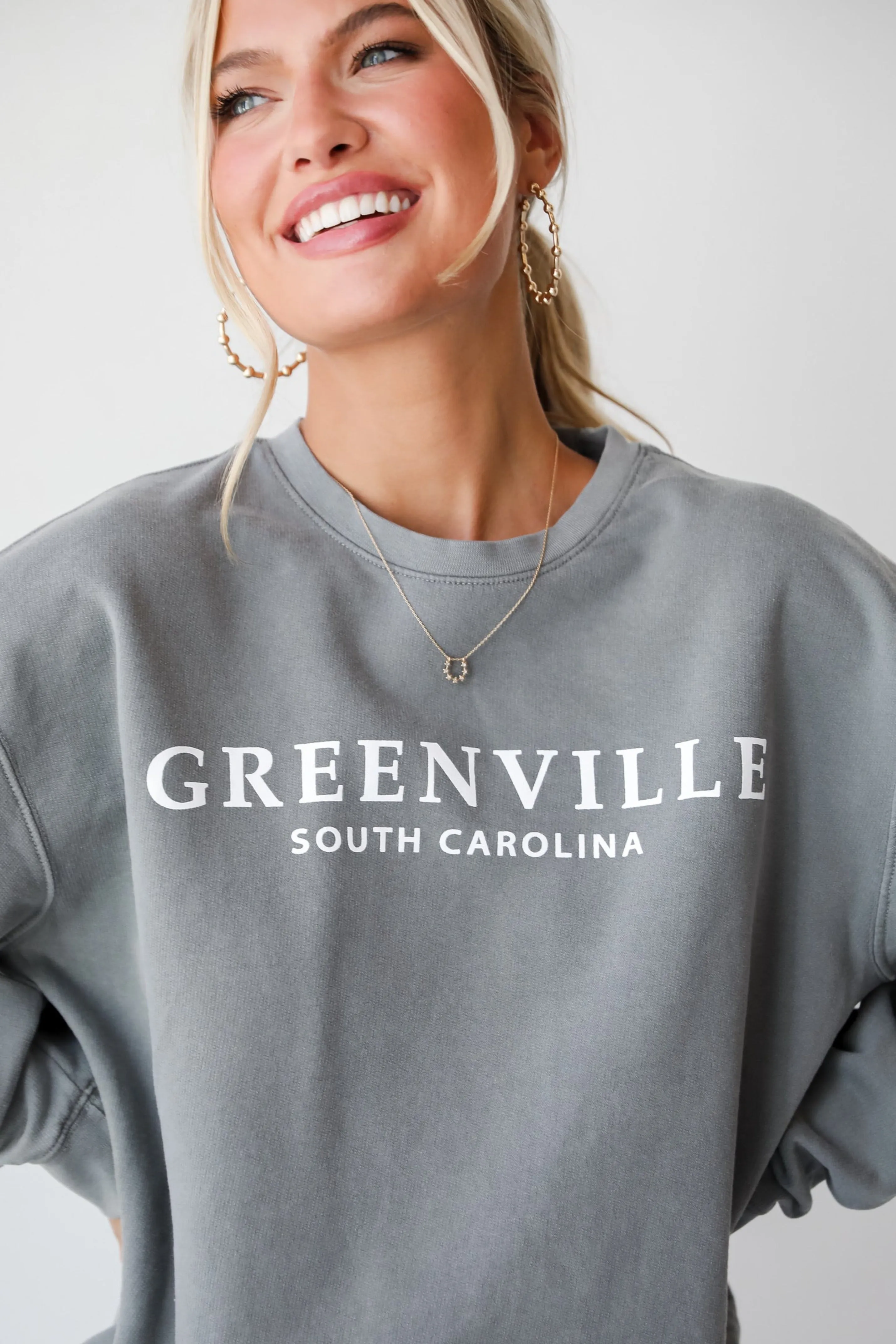 Light Grey Greenville South Carolina Sweatshirt
