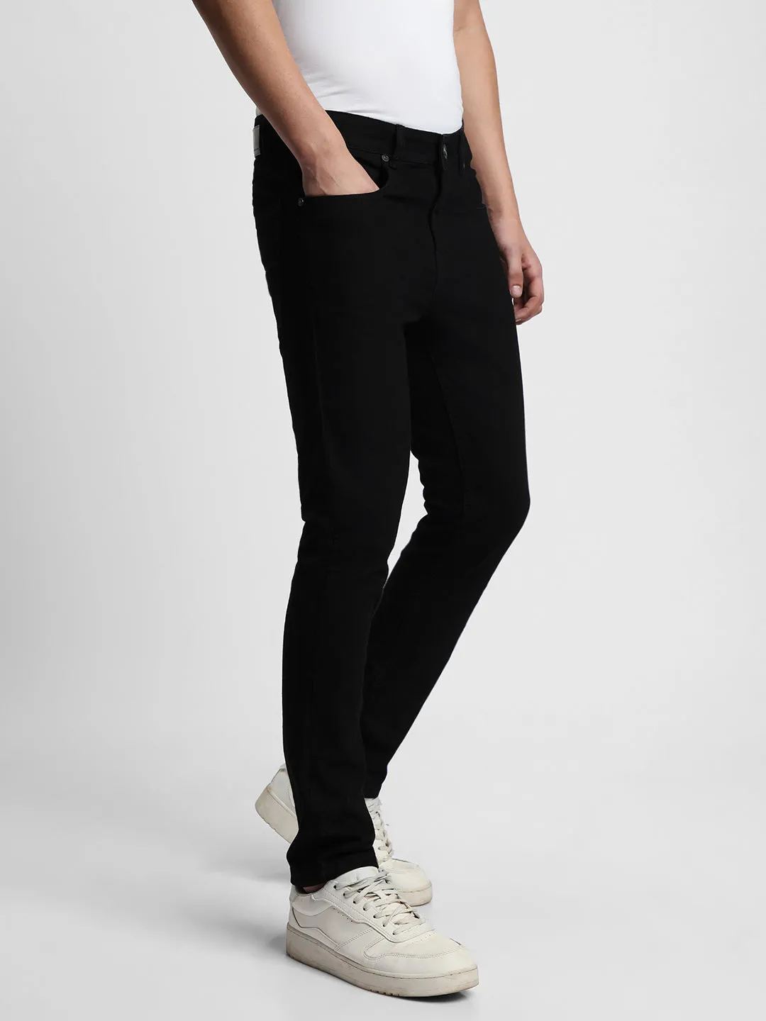Men's Slim Fit Rinse Black Jeans