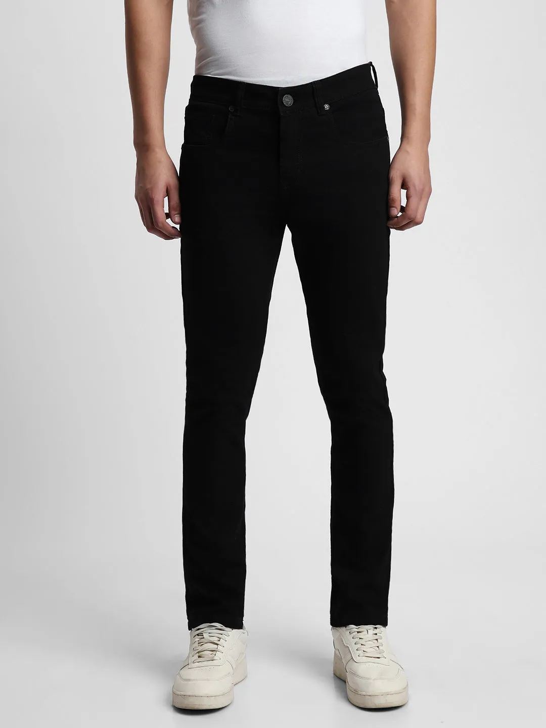 Men's Slim Fit Rinse Black Jeans