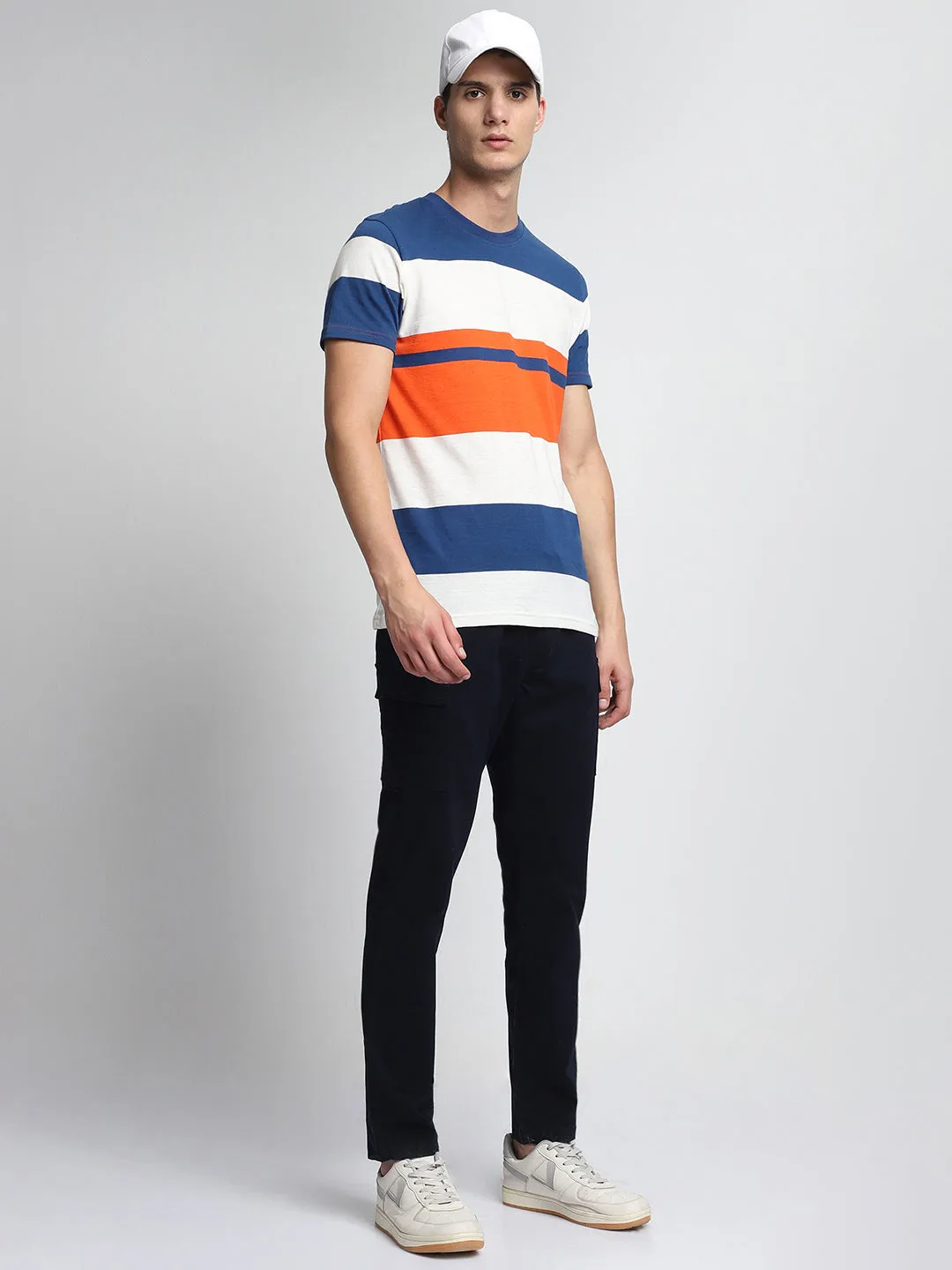 Men's Spread Collar Regular Fit Tropical Print Black Shirt