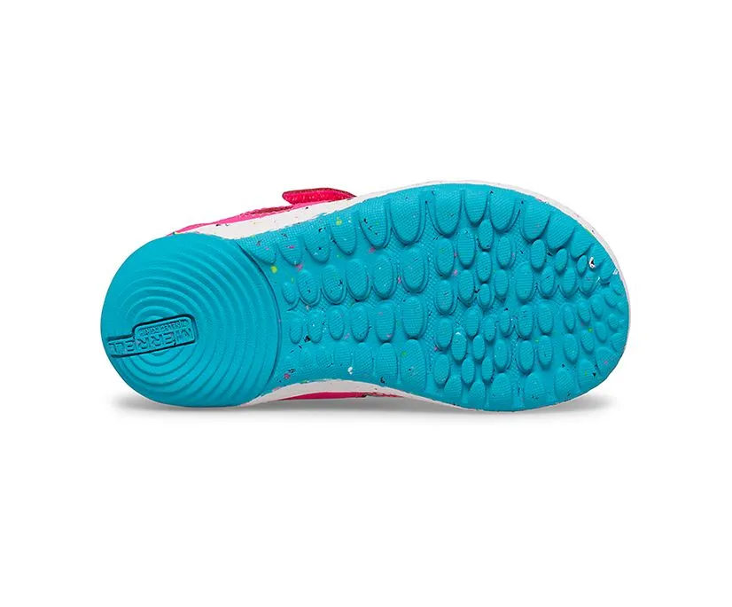 Merrell Bare Steps | Berry/Turquoise Toddler and Kids Sneakers