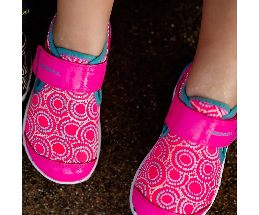 Merrell Bare Steps | Berry/Turquoise Toddler and Kids Sneakers
