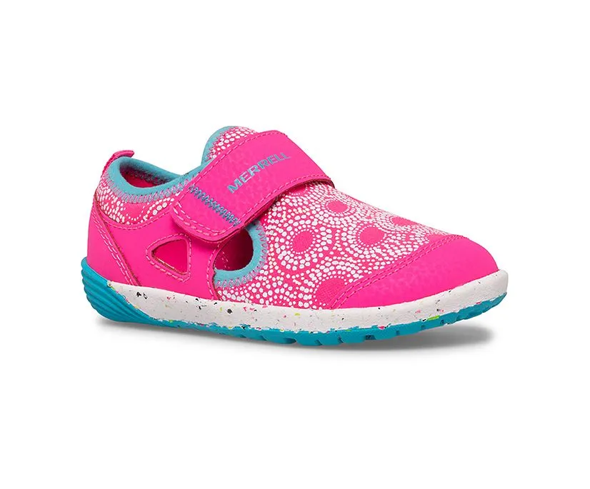 Merrell Bare Steps | Berry/Turquoise Toddler and Kids Sneakers