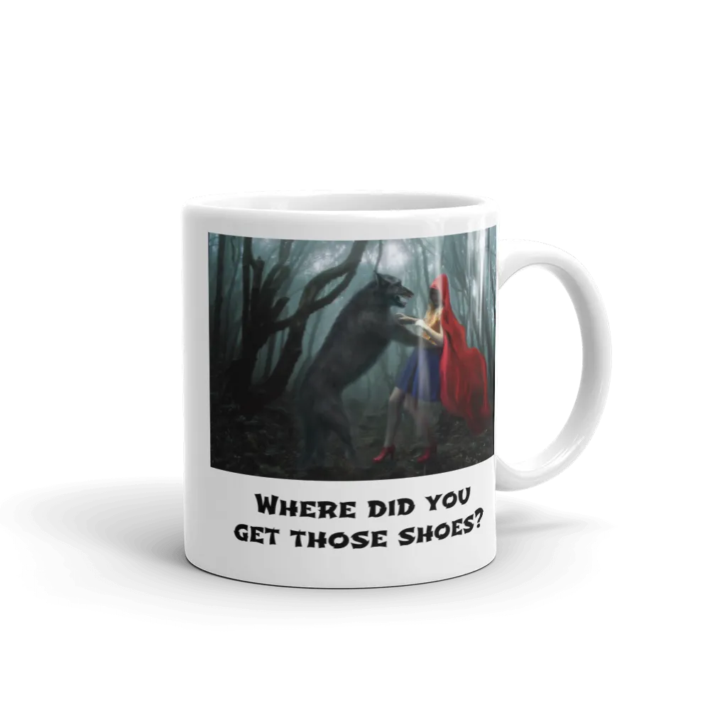 Where Did You Get Those Shoes? Mug Shoe Junkie Coffee Mug