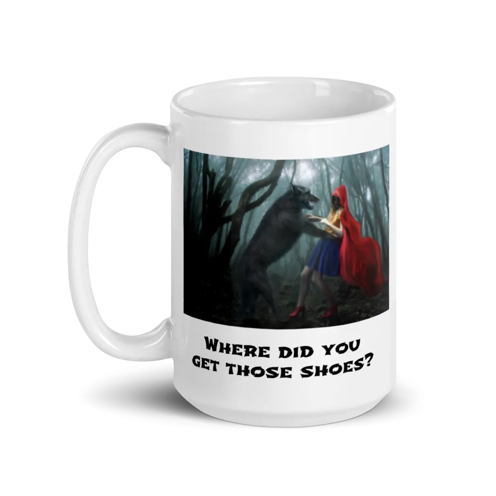 Where Did You Get Those Shoes? Mug Shoe Junkie Coffee Mug
