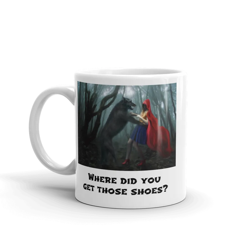 Where Did You Get Those Shoes? Mug Shoe Junkie Coffee Mug