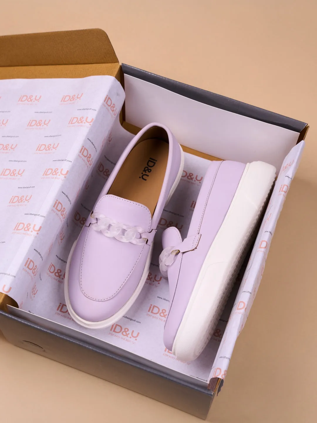 Women's Lavender Casual Slip On (IU1019)